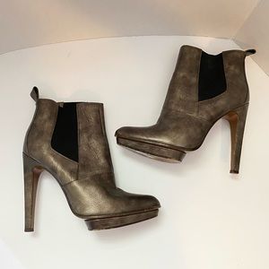 Marni Metallic Heeled Booties